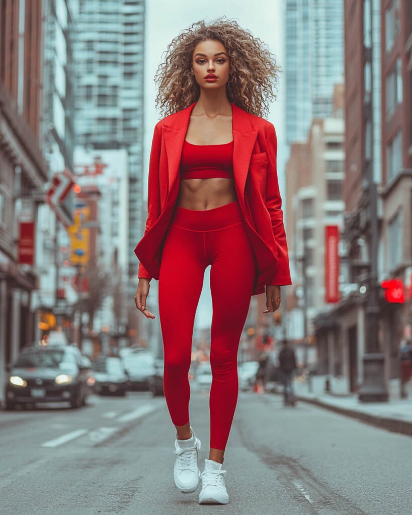 cherry-red-jumpsuit-city-style Effortless Chic: The Cherry Red Jumpsuit Trend